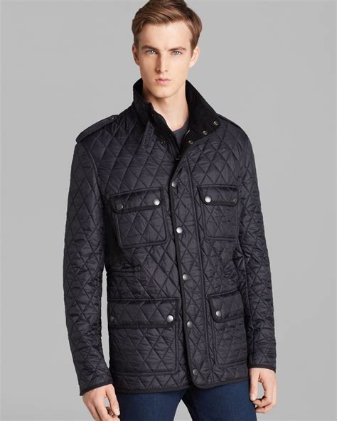 burberry diamond quilted jacket mens|burberry quilted jacket outlet.